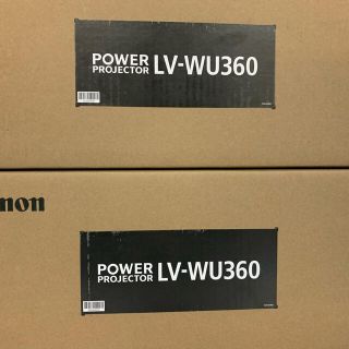 キヤノン(Canon)のdidi様専用　未使用　キヤノン　プロジェクター　LV-WU360(プロジェクター)