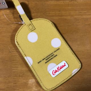 キャスキッドソン(Cath Kidston)のキャスキッドソンラゲッジタグ、ボタンスポット(名刺入れ/定期入れ)