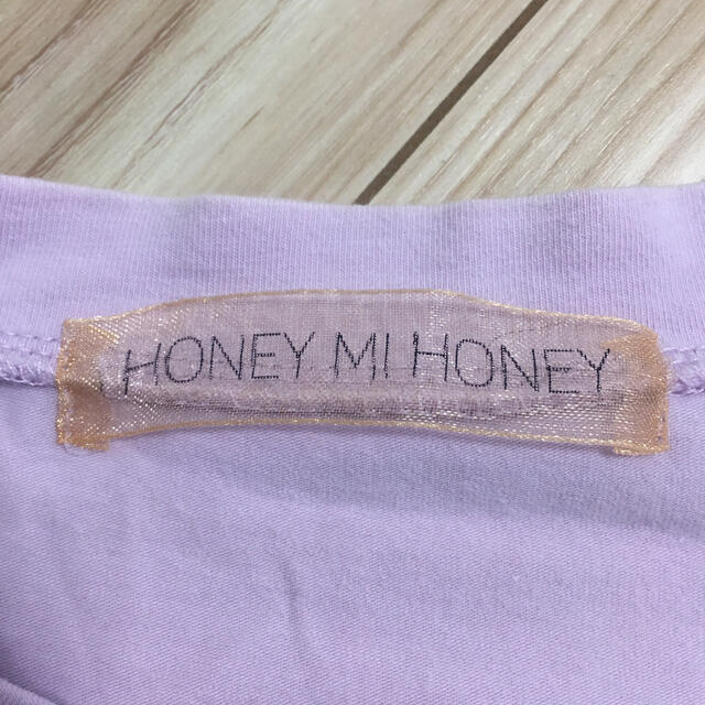 Honey mi Honey(ハニーミーハニー)のHONEY mi HONEY シェル刺繍Tシャツ レディースのトップス(Tシャツ(半袖/袖なし))の商品写真