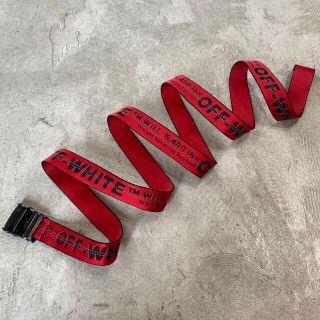 オフホワイト(OFF-WHITE)の国内正規 OFF-WHITE オフホワイト インダストリアル ロング ベルト(ベルト)