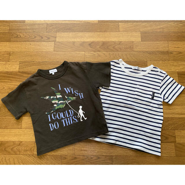 UNITED ARROWS green label relaxing(ユナイテッドアローズグリーンレーベルリラクシング)のベビー・キッズ　半袖Tシャツ２枚セット　95センチ キッズ/ベビー/マタニティのキッズ服男の子用(90cm~)(Tシャツ/カットソー)の商品写真