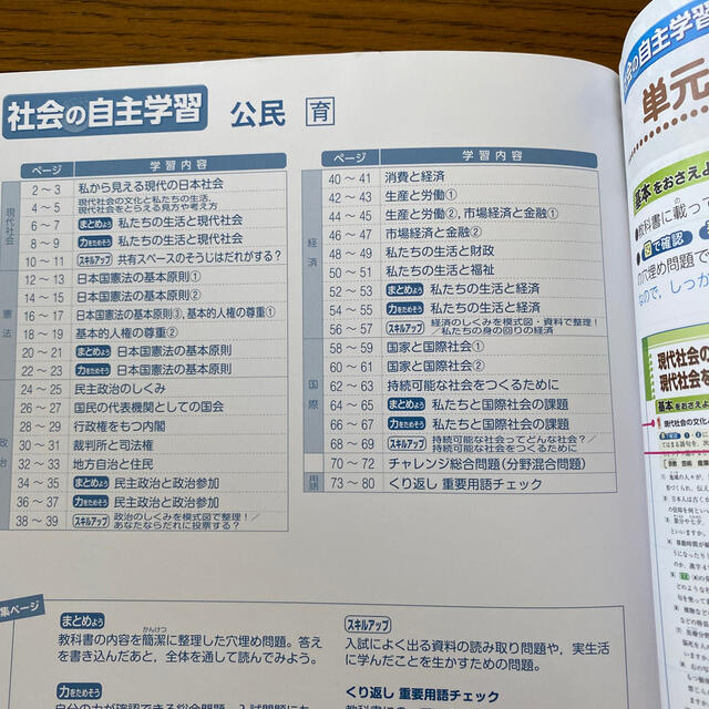 社会の自主学習 公民 中学3年 教科書 自主学習ノート 解説 解答集の通販 By ビバリー S Shop ラクマ