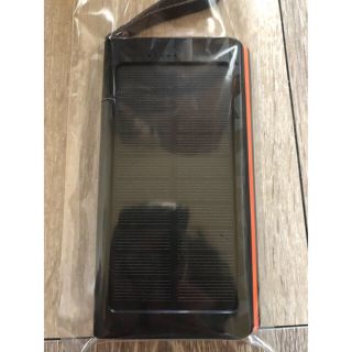 モバイルバッテリー大容量【LEDライト付き】ソーラー24000mAh(バッテリー/充電器)