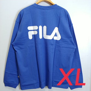 フィラ(FILA)の新品　FILA HERITAGE　XL　メンズ　ロンT　ブルー　9807送料無料(Tシャツ/カットソー(七分/長袖))