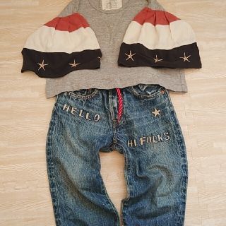 デニムダンガリー(DENIM DUNGAREE)のDENIM DUNGAREE  デニム  110サイズ FITH(パンツ/スパッツ)