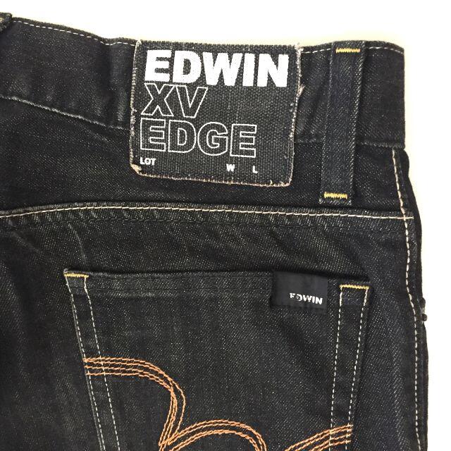 EDWIN(エドウィン)のEDWINストレッチスリムブラックデニムW30約82cm メンズのパンツ(デニム/ジーンズ)の商品写真