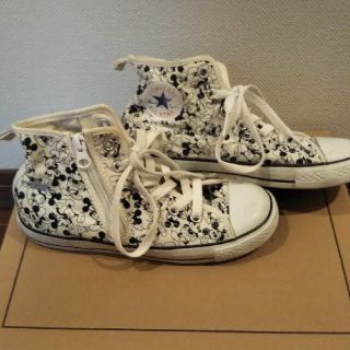 コンバース(CONVERSE)のコンバース  ☆ミッキー  ハイカットスニーカー 21cm(スニーカー)