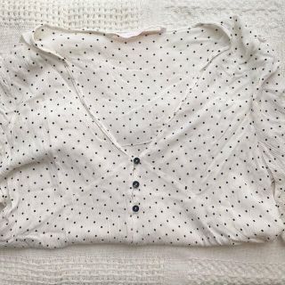 ザラ(ZARA)のZARA dot blouse(シャツ/ブラウス(半袖/袖なし))