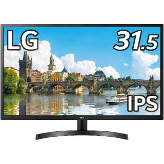 エルジーエレクトロニクス(LG Electronics)の【美品】LG 31.5インチ　モニター　32MN50W-B (ディスプレイ)