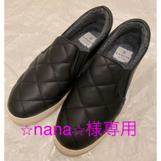 ランバンオンブルー(LANVIN en Bleu)の⭐︎nana⭐︎様専用 LANVIN en Bleuキルティングスリッポン(スリッポン/モカシン)