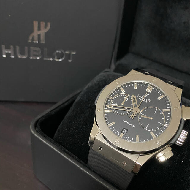 専用　HUBLOT クラシックフュージョン　クロノグラフチタニウムメンズ