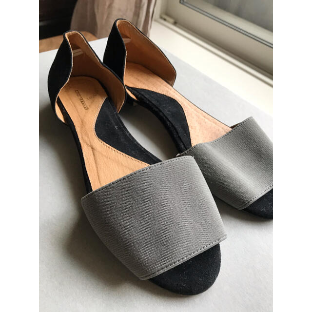 Sara Jones London(サラジョーンズロンドン)の【美品】サラジョーンズフラットシューズ　サンダル　オープントゥ レディースの靴/シューズ(サンダル)の商品写真