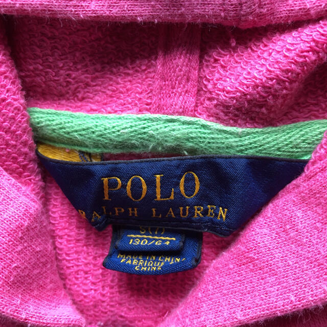 POLO RALPH LAUREN(ポロラルフローレン)のラルフローレン　パーカー　130 キッズ/ベビー/マタニティのキッズ服女の子用(90cm~)(ジャケット/上着)の商品写真