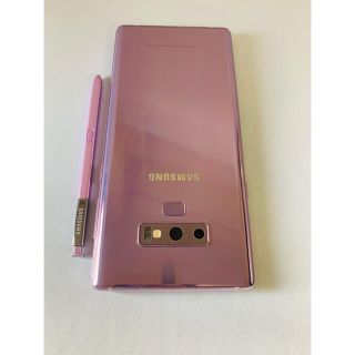 サムスン(SAMSUNG)のGalaxy Note 9 128GB Purple SIM フリー(スマートフォン本体)