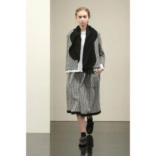 コムデギャルソン(COMME des GARCONS)の美品 トリココムデギャルソン ギンガムチェック フレア スカート(ロングスカート)