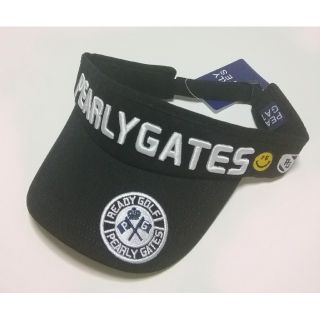 パーリーゲイツ(PEARLY GATES)のパーリーゲイツ サンバイザー [ ブラック ](その他)