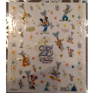 ディズニー(Disney)のディズニー/シール/25周年/非売品(キャラクターグッズ)