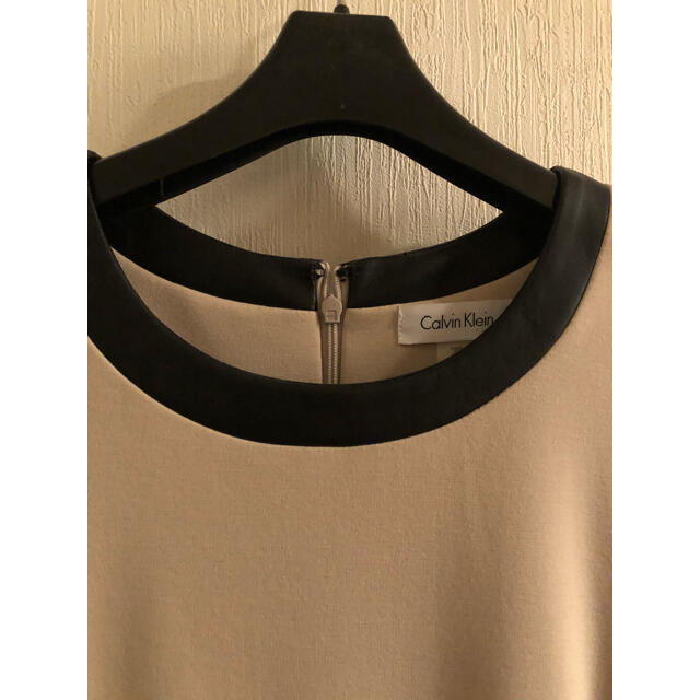 Calvin Klein(カルバンクライン)の新品 Calvin Klein パイピングドレス  レディースのフォーマル/ドレス(ロングドレス)の商品写真