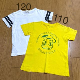 ブランシェス(Branshes)のブランシェス・ユニクロ kids半袖Tシャツ ２点セット(Tシャツ/カットソー)