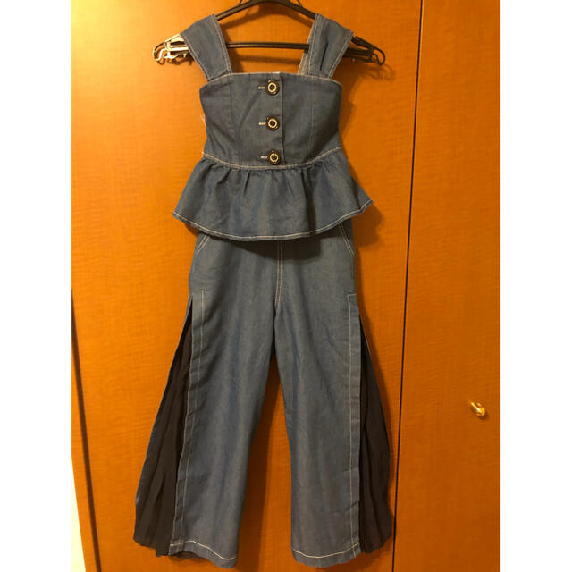 lovetoxic(ラブトキシック)のLovetxic  セットアップデニム　サイズ140 キッズ/ベビー/マタニティのキッズ服女の子用(90cm~)(その他)の商品写真