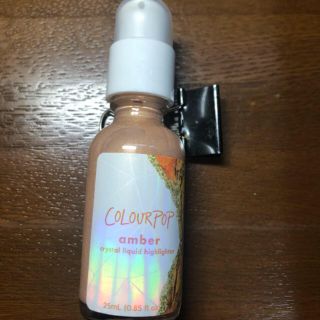 カラーポップ(colourpop)のCOLOURPOP クリスタルリキッドハイライター amber(フェイスカラー)