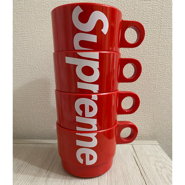 supreme stacking cups red - グラス/カップ