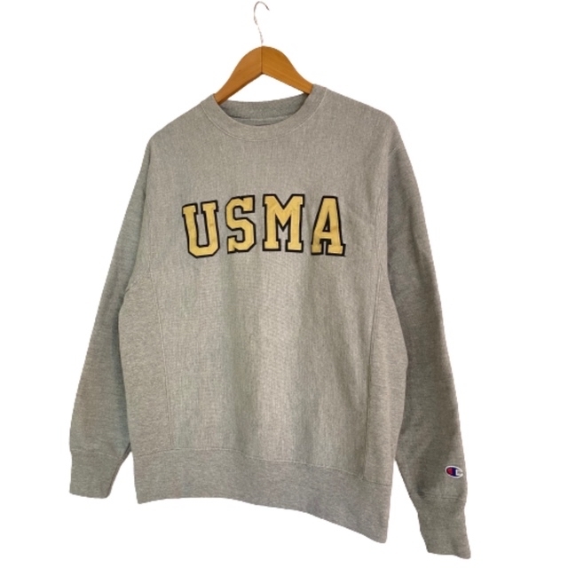 グレー✅サイズ【リバースウィーブ】チャンピオン USMA スウェット メンズM