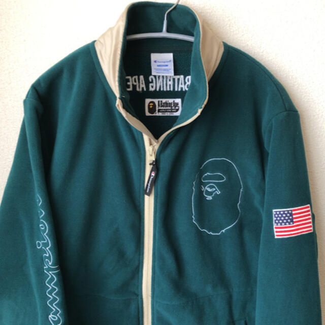 A BATHING APE(アベイシングエイプ)のA BATHING APE POLARTEC ZIP JACKET Ｍサイズ メンズのジャケット/アウター(その他)の商品写真