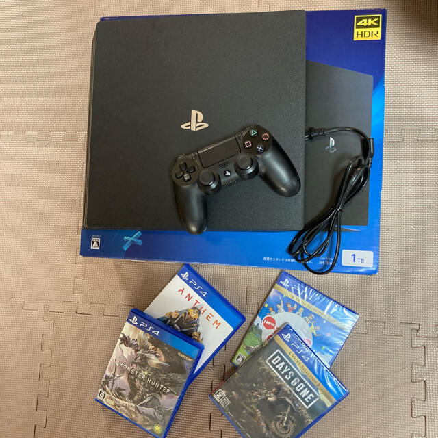 PlayStation4 Pro 本体 ソフト4本付き 流行のアイテム 53.0%OFF vivacf.net