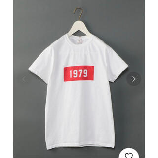 ビューティアンドユースユナイテッドアローズ(BEAUTY&YOUTH UNITED ARROWS)のroku6 ロク　1979ロゴクルーネック Tシャツ　M(Tシャツ(半袖/袖なし))