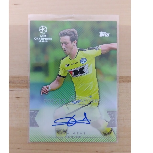 topps  soccer ファン・ダイク　サインカード