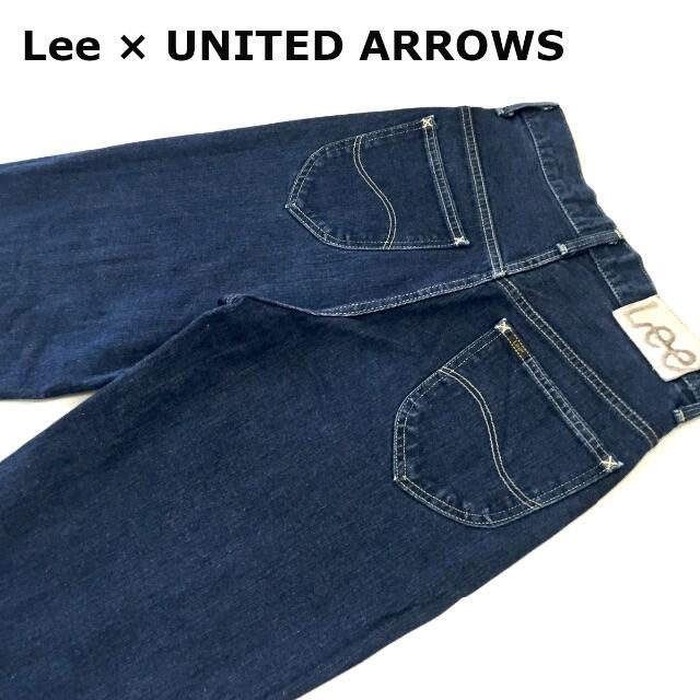 Lee(リー)の レディースLee×UNITED ARROWSデニムパンツS約66cm レディースのパンツ(デニム/ジーンズ)の商品写真