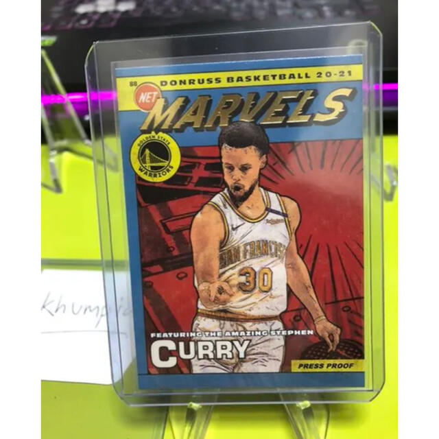 2020-21 Donruss Marvels GOLD Steph curry