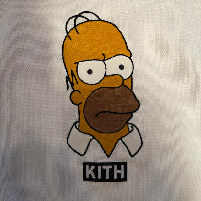 kith simpsons ニット Lサイズ White - ニット/セーター