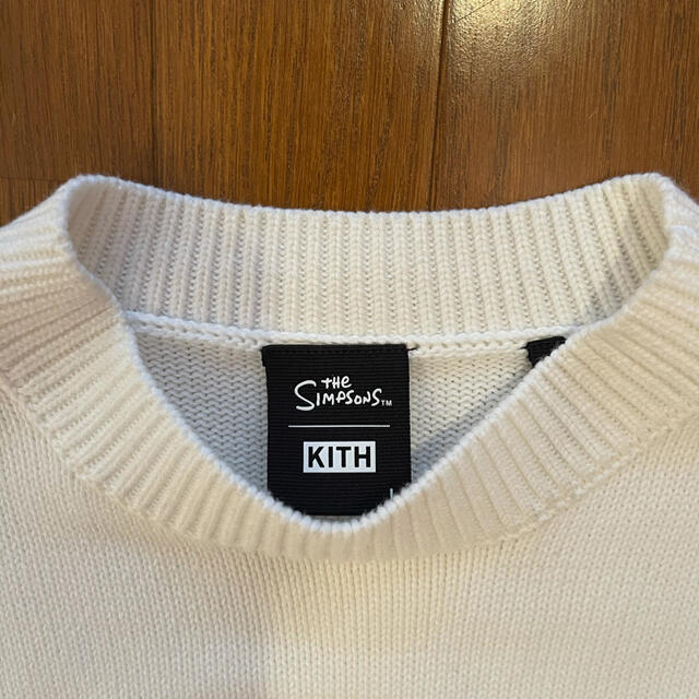 Supreme(シュプリーム)のkith simpsons ニット　Lサイズ　White メンズのトップス(ニット/セーター)の商品写真