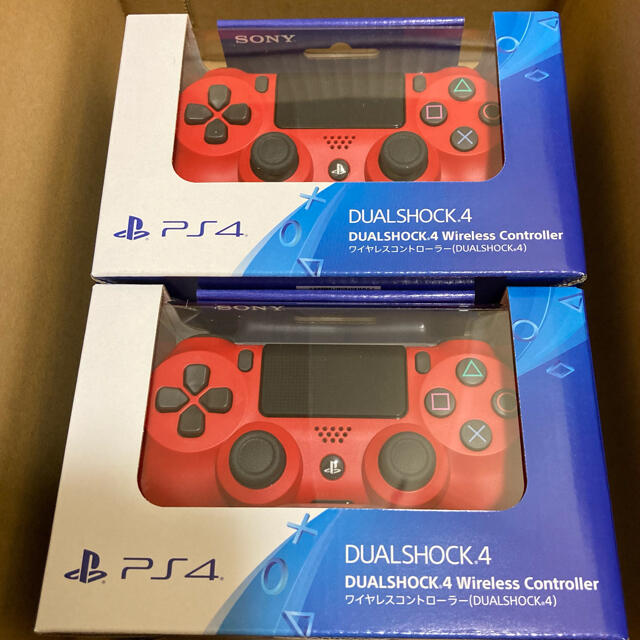 PS4 ワイヤレスコントローラーDUALSHOCK4  マグマレッド