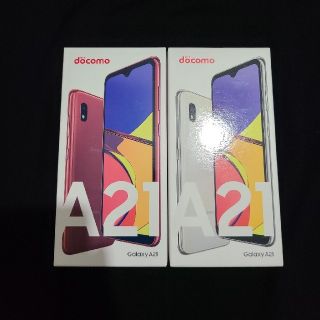 ギャラクシー(Galaxy)の【4台セット】SC-42A Galaxy A21【新品未開封】(スマートフォン本体)