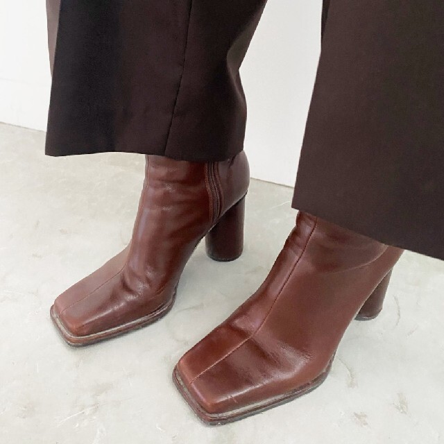 DIMENSIONAL SQUARE BOOTS アメリヴィンテージ | hmgrocerant.com