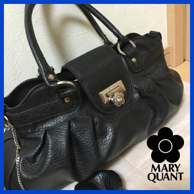 MARY QUANT(マリークワント)の美品セール❣️お洒落❤️マリークワント ハンドバッグ コインケース付属 レディースのバッグ(ハンドバッグ)の商品写真