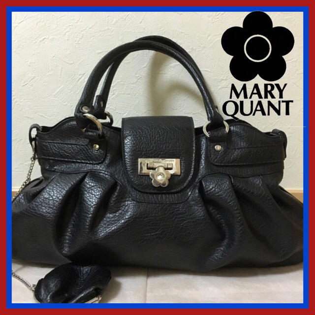 MARY QUANT(マリークワント)の美品セール❣️お洒落❤️マリークワント ハンドバッグ コインケース付属 レディースのバッグ(ハンドバッグ)の商品写真