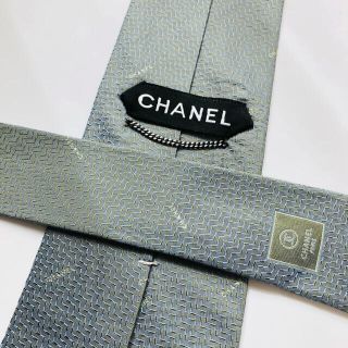 シャネル(CHANEL)のCHANEL ネクタイ 最高級 シルク ロゴ 総柄(ネクタイ)