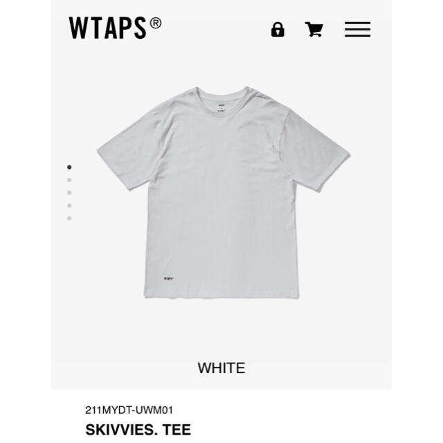 W)taps(ダブルタップス)の②セット目 WTAPS ‼️ 21SS skivvies Tシャツ M メンズのトップス(Tシャツ/カットソー(半袖/袖なし))の商品写真