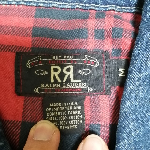 RRL - 90s RRL usa製 2nd デニム Mサイズ 旧タグの通販 by mesen usedclothing｜ダブルアールエルならラクマ