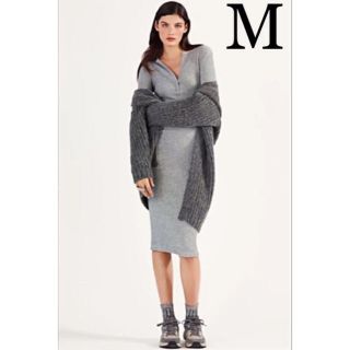 ザラ(ZARA)の本日削除☆【新品未使用】ZARA ソフトリブワンピース M(ロングワンピース/マキシワンピース)