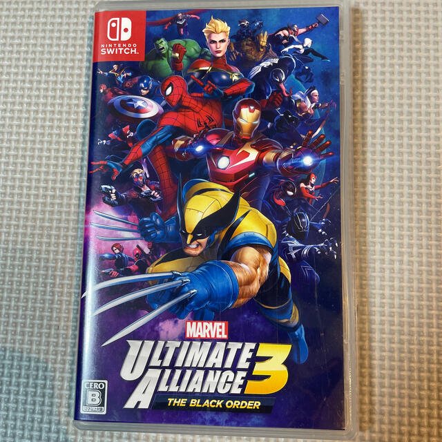 Nintendo Switch(ニンテンドースイッチ)のMARVEL ULTIMATE ALLIANCE 3： The Black Or エンタメ/ホビーのゲームソフト/ゲーム機本体(家庭用ゲームソフト)の商品写真