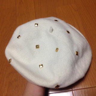 スタッズベレー帽(ハンチング/ベレー帽)