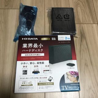 アイオーデータ(IODATA)の外付HDD HDCZ-UT2KC(ブルーレイレコーダー)