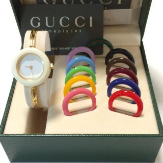 グッチ(Gucci)の5.超美品 グッチ GUCCI 時計 チェンジベゼル(腕時計)