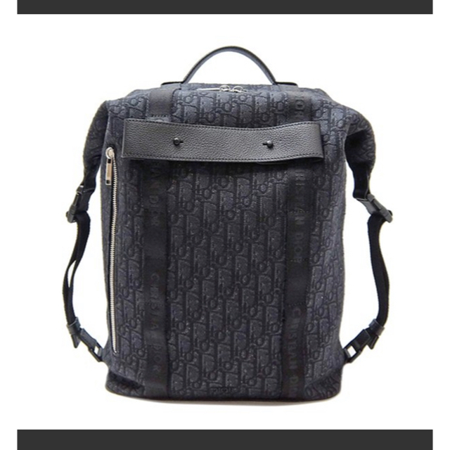 Christian Dior(クリスチャンディオール)の【新品未使用】ディオール キャンバス バックパック/リュック ブラック メンズのバッグ(バッグパック/リュック)の商品写真