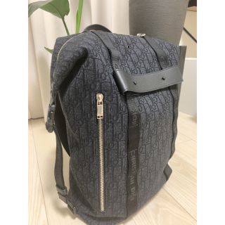 クリスチャンディオール(Christian Dior)の【新品未使用】ディオール キャンバス バックパック/リュック ブラック(バッグパック/リュック)